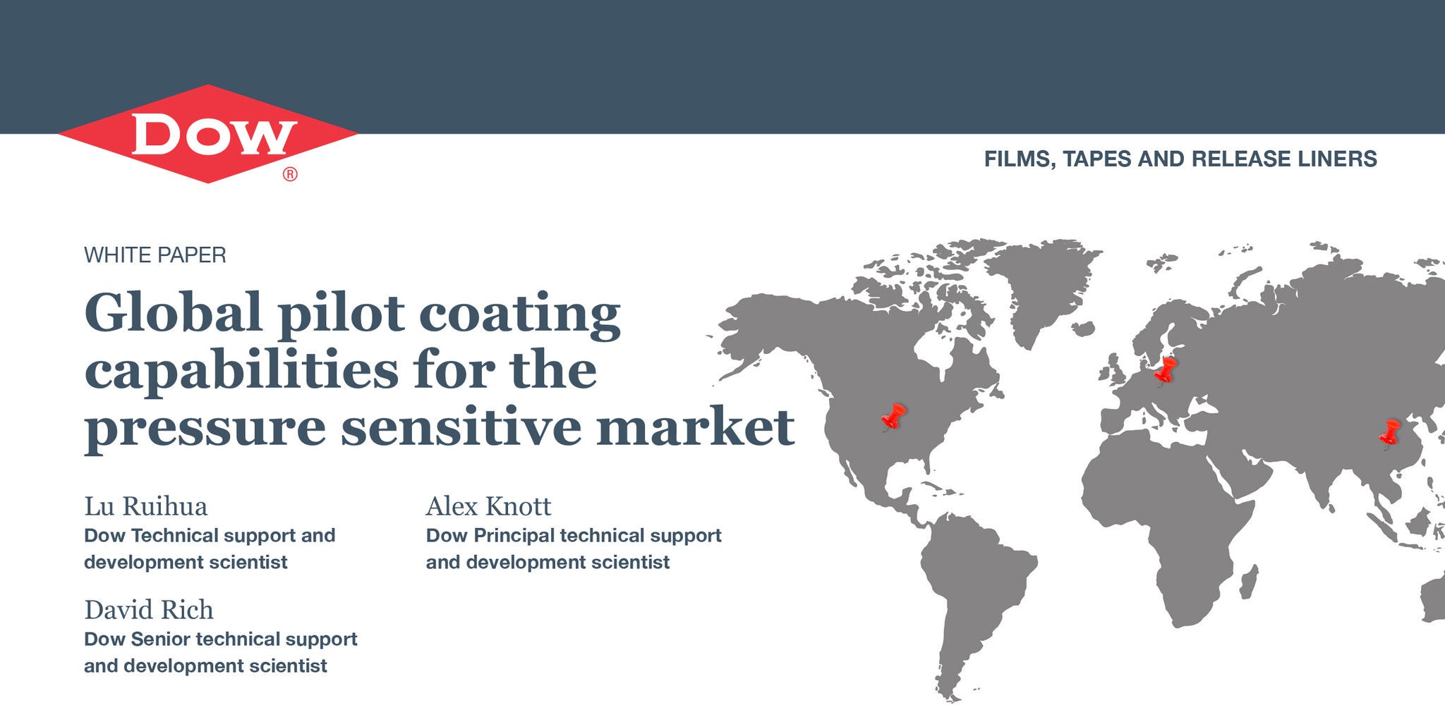 Introduces our global coater resources in North America, Europe and China which enable us to develop new solutions and evaluate current solutions used in the market on a variety of substrates and with differing chemistries