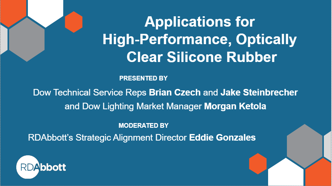 Webinar Replay: Optically clear silicone rubber