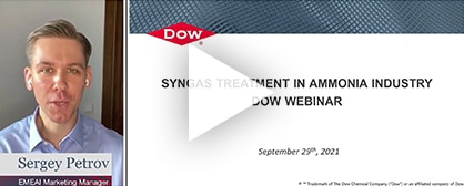 Webinar Replay: Syngas Treatment in Ammonia Industry Webinar